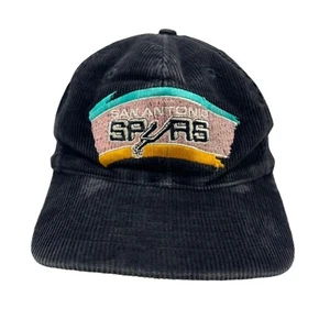San Antonio Spurs Cord Mütze Erwachsene schwarz Snapback Cap Vintage - Bild 1 von 5