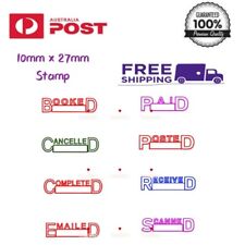 Posted Paid Booked Personalised Name Signature Rubber Flash Self Inking Stamp