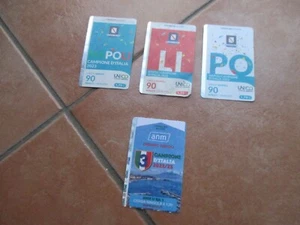 2023 Italia NAPOLI  Calcio SOCCER n.4 tipi differenti NAPOLI Campione - Foto 1 di 1