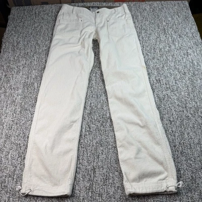 Pantalones Columbia para mujer 4 largos blancos de pana pierna recta informales al aire libre Foto 1 de 4