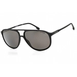 Carrera 257/S 0003 M9 Matte Black/Gray Pz Aviator Shape Sunglasses w/Lens 60mm - Picture 1 of 5