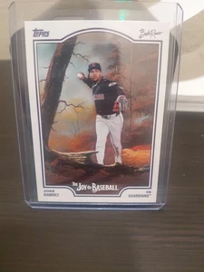 2025 Topps X Bob Ross la alegría del béisbol - José Ramírez #44 - Imagen 1 de 2