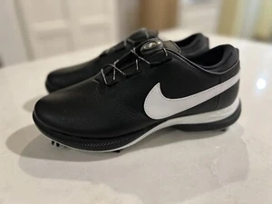 Nike Air Zoom Victory Tour 2 BOA Golf Shoes Black White DJ6573-001 Mens Sz 8.5 - Picture 1 of 4