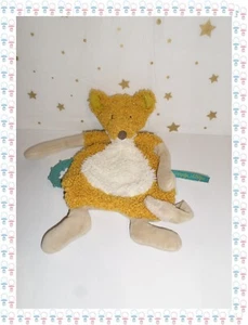 ㉚ - Doudou Semi Plat Renard Ocre Ecru Beige Le Voyage d'Olga Moulin Roty - Foto 1 di 2