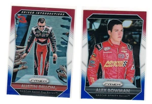 2016 prizm austin dillon+alex bowman,red white blue prizm lot {X2} - Picture 1 of 4