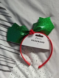 Holly Headband Christmas Accessory Head Wear Fashion Xmas Hat Fancy Dress Gear - Picture 1 of 13