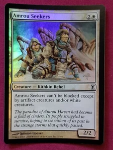 Magic The Gathering TIME SPIRAL FOIL AMROU SEEKERS white card MTG - Picture 1 of 2