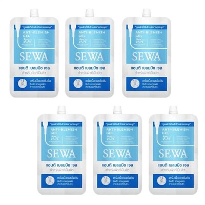 SEWA Anti-Blemish Gel Acne Clear Skin Smooth Treatment BHA Intovation 6x4g - Image 1 of 4