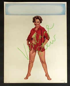 1962 Pin-Up Calendar Girl Lithograph JUDY #8138 Copyright A. Fox  - Picture 1 of 4