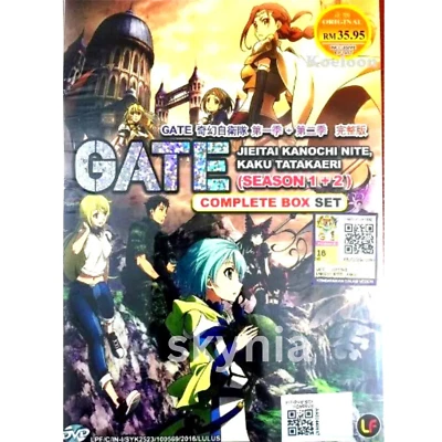 GATE Jieitai Kanochi Nite, Kaku Tatakaeri Season 1+2 English Subbed Anime DVD - Image 1 of 4