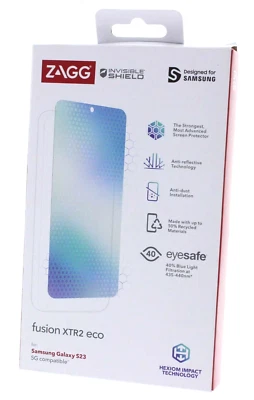 Protetor de tela ecológico ZAGG Invisible Shield Fusion XTR2 para Galaxy S23 - Imagem 1 de 4
