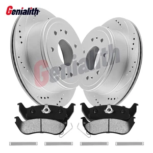 Rear Brake Rotors & Brake Pads for Grand Marquis Crown Victoria 2003-2011 - Picture 1 of 12