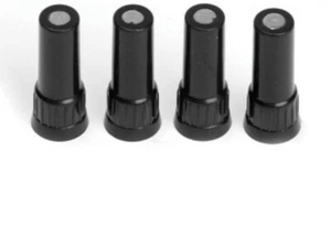 (5) Automotive Black 3/4 inch Plastic Tire Valve Stem Extensions - Made in USA - Picture 1 of 1
