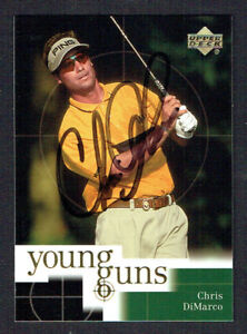 Chris DiMarco #73 signed autograph 2001 Upper Deck Young Guns Golf Trading Card