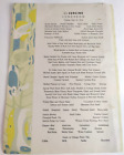 S.S. Lurline Matson Lines Vintage menu June 29, 1940 Luncheon