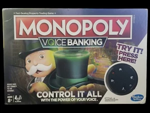 Monopoly Voice Banking Electronic Board Game Hasbro Gaming 2018 Edition - Picture 1 of 4