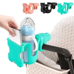 Universal Cup Bottle Phone Holder For Wheelchair Stroller Walker Bike Scooter - Picture 1 of 11