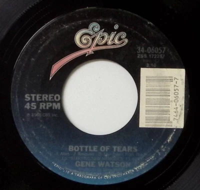 GENE WATSON STRANGER IN OUR HOUSE TONIGHT/BOTTLE OF TEARS VINYL 45 60-66 - Image 1 of 3