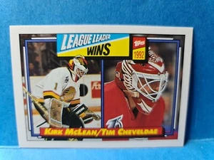LEAGUE LEADER🏆1992 Topps Picture Cards #225 NHL HOCKEY Card🏆FREE POST - Picture 1 of 2