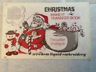 Vintage Tri-Chem liquid embroidery transfer book 0506 Christmas make it book