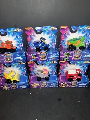 PAW PATROL The MIGHTY MOVIE Pup Squad Racers Set of 6 NEW for 2023 - Image 1 of 2
