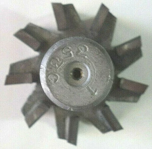 FULL RADIUS CONCAVE CARBIDE TIPPED MILLING CUTTER  9 FLUTES - Picture 1 of 4