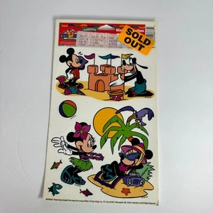 VINTAGE Color Clings Disney Mickey's Stuff Static Window Decals MICKEY Sold out - Picture 1 of 4