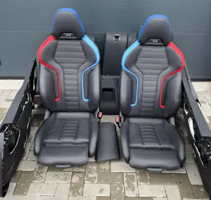OEM BMW 2 series M2 G42 G87 coupe competition black leather interior power RHD - Picture 1 of 13