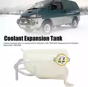 Fit MITSUBISHI Delica Space Gear Engine Radiator L400 Radiator Expansion Tank - Picture 1 of 9