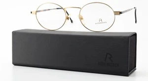 RODENSTOCK Brille R2363 GP 145 Oval Gold Metall 1990s Germany +Case - Picture 1 of 10