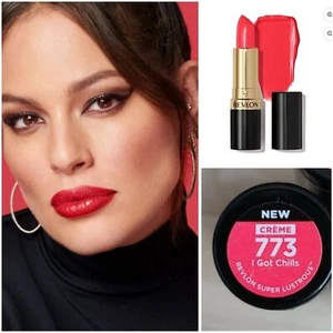 Lápiz labial Revlon, rojos y corales hidratados súper brillantes, tengo escalofríos (773) - Imagen 1 de 3