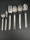 Six Reed & Barton Middleburg/Marlborough Stainless Select Solid Serving Pieces