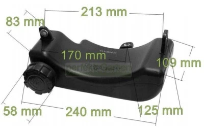 PERFEKTGARTEN serbatoio per Alpina GGP Mountfield CastelGarden Stiga tosaerba / 118550316