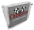 Ace Champion 2 Row Radiator,16" Fan - 1966 - 1977 Ford Bronco Ford V8 Conversion