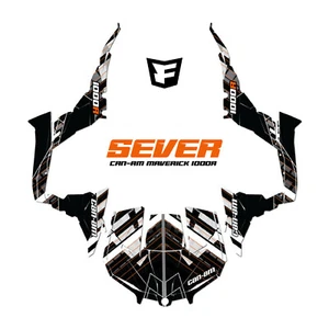 Kit de calcomanías gráficas SEVER Racing se adapta a 13-16 Can-Am Maverick 1000R XDS Turbo - Imagen 1 de 3
