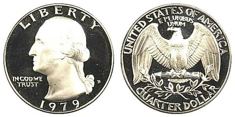 1979, 1980, 1981 S Washington Quarter PROOF Set  INCLUDES 2 TYPE 1 PROOFS Cover