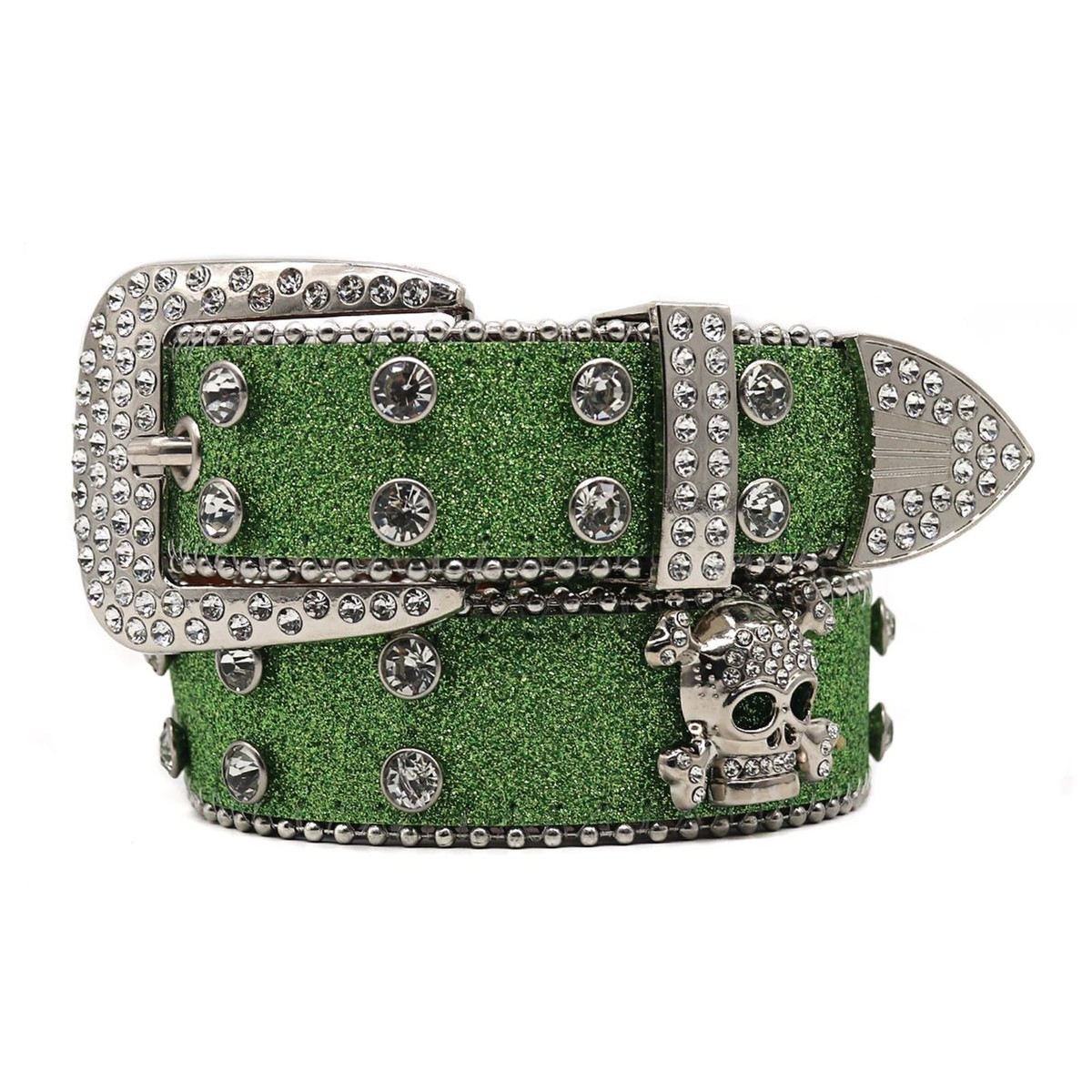 Green Rhinestone Belts for Women for sale | eBay