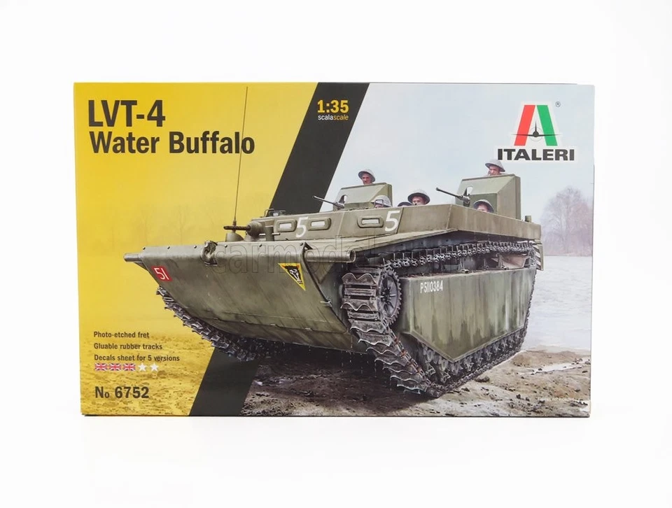 1/35 ITALERI - TENK - LVT-4 WATER BUFFALO MILITARY 1945 IT6752 - Immagine 1 di 1