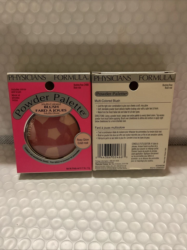2x Physicians Formula Powder Palette Multi Colored Blush #2466 Blushing Rose - Image 1 of 1