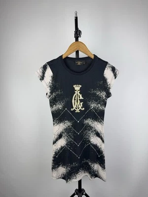 Y2K 00s USA Christian Audigier Rhinestone Longline Tee Dress Women’s S Size - Image 1 of 4