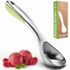 Ice Cream Scoop Stainless Steel - Premium Heavy Duty Scoop. Olivers Kitchen