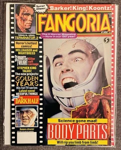 FANGORIA MAGAZINE # 105 8/91 STEPHEN KING HELLRAISER- FULL COLOUR POSTERS - MINT - Picture 1 of 3