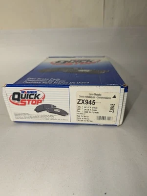 Pastilla de freno delantera semi-métrica Wagner ZX945 1999-2004 Jeep Grand Cherokee ENVÍO GRATUITO Foto 1 de 3