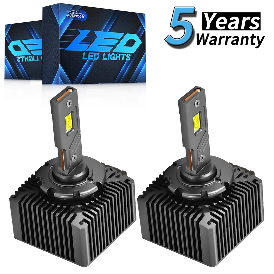 For BMW 760Li 2006-2015 Sedan 4-Door 6.0L 2x LED Headlight Bulbs HID Replacement - Image 1 of 4