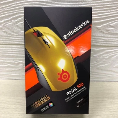 Ratón para juegos SteelSeries Rival 100 Alchemy Gold edición limitada sin abrir Foto 1 de 4