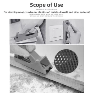 Long Edge Trimming Tool for Wood Plastic Resin Drywall with Ergonomic Grip - Picture 1 of 6