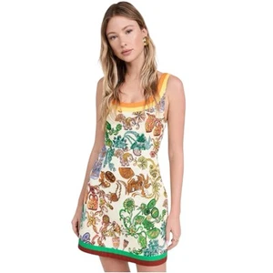 Alemais Fiesta Mini Dress Size AU 10/ US 6 Lace Up Back - Picture 1 of 6