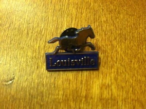 LOUISVILLE KENTUCKY DERBY MEDIA PLASTIC PRESS PIN - Picture 1 of 1