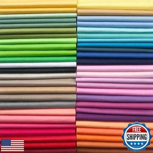 Misscrafts 50pcs Top Cotton Craft Fabric Bundle Squares Quilting Fabric Pure  - Picture 1 of 5