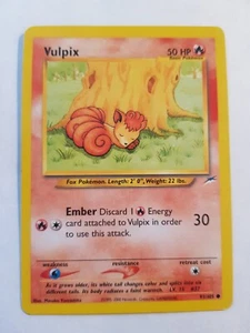 Pokémon TCG Vulpix Neo Destiny 91 Normal Unbegrenzt Häufig - Bild 1 von 3